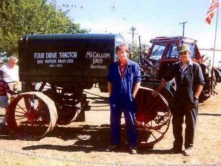 Don & Grant McCallum with former McCallum Bros Fitch 1990