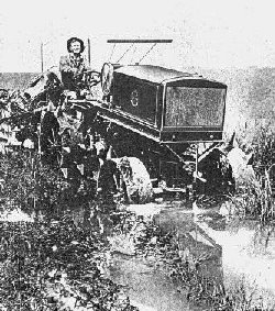 8 inch grousers in rice field